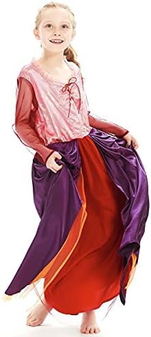 Kids Sarah Sanderson Costume Winifred Sanderson Halloween Witch Cosplay