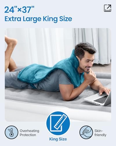 RENPHO Extra Large Heating Pad for Back, Christmas Gift for Men Dad Husband