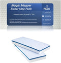 4610 Eraser Pads - 2 Pack 4.5" x 10" x 1" Commercial Grade Melamine Sponges for Floor, Tile, Grout, Baseboard, Walls-Durable & Versatile Cleaning - Pack of 2