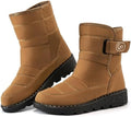 Ablanczoom Womens Winter Snow Boots with Warm Fur Lining Comfortable Booties Non Slip Waterproof Outdoor Shoes
