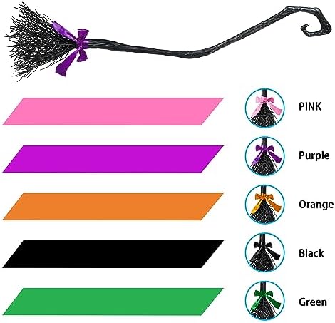 Spooktacular Creations Child Girl Orange Purple Witch Costume, Toddler Witch Outfit Set for Kids Halloween Dress Up Parties