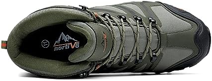 NORTIV 8 Men's Ankle High Waterproof Hiking Boots