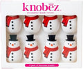 Knobēz 8pk Snowman Decorative Knob Covers - Christmas Cabinet Hardware