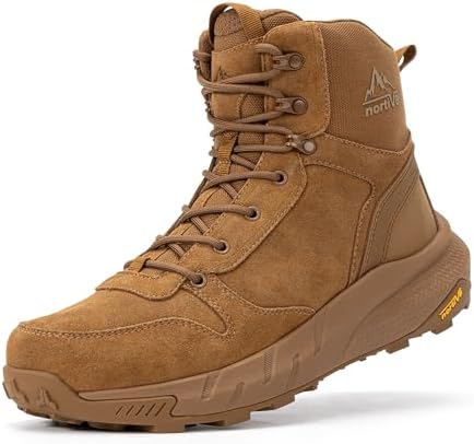 NORTIV 8 Men's Military Tactical Boot Zipper Lightweight