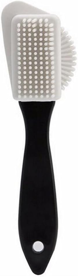 VIDI 3-Sided Shoe Brush Cleaning Shoes Renovation Care Fit for Suede Nubuck Black Boots