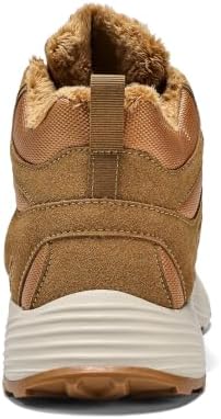 Winter Boots for Men and Women, Warm Fur-Lined Snow Boots with Slip-Resistant Outsole, High-Top Hiking Boots for Outdoor Walking and Cold Weather