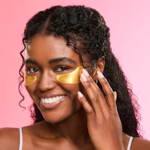 grace & stella Award Winning Eye Patches for Puffy Eyes - Birthday Gifts for Women - Under Eye Mask for Dark Circles and Undereye Bags - Gifts for Mom - Vegan Cruelty-Free Self Care (24 Pairs, Gold)