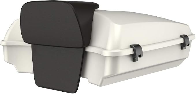 Advanblack Road Glide Tour Trunk Pack Bonneville Salt Denim Razor Tour Trunk Pack Backrest Pad for '97-'25 Harley Touring Road King Street Glide Electra Glide CVO models