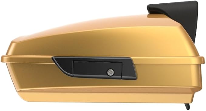 Advanblack Road Glide Tour Trunk Pack Black Hole Razor Tour Trunk Pack Backrest Pad for '97-'25 Harley Touring Road King Street Glide Electra Glide CVO Models