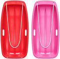 35in Snow Sled - PPB+TPE Toboggan with Rope & Handles
