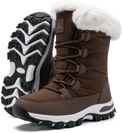 HOBIBEAR Women's Snow Boots Water Resistant Winter Shoes