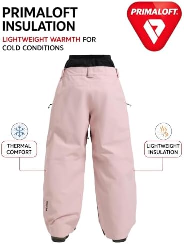 GSOU SNOW Men Women Snowboard Pants RECCO Baggy Snow Ski Pants Insulated
