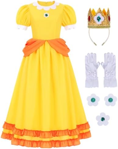 Royal Princess Costume Women Adult Halloween Dress with Accessories Set