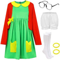 Panitay 7 Pcs Women's Halloween Comedy Costume Outfits