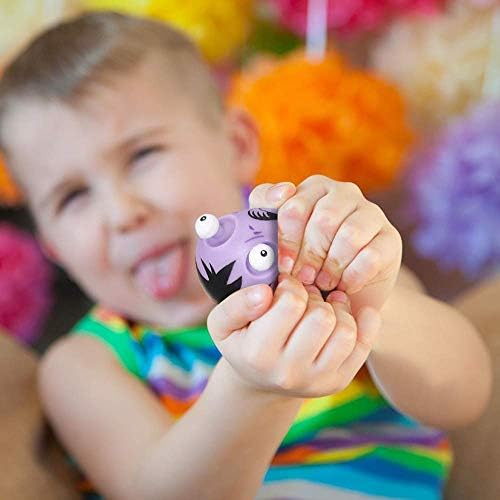 ArtCreativity 12-Pack Halloween Zombie Pop Out Eye Squeezy Toys for Kids, Funny Fidget Stress Relief Toys, Halloween Party Favors, Non-Candy Trick or Treat Prizes and Sensory Toys