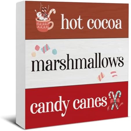 Hot Cocoa Bar Winter Decorations Indoor - Christmas Decor