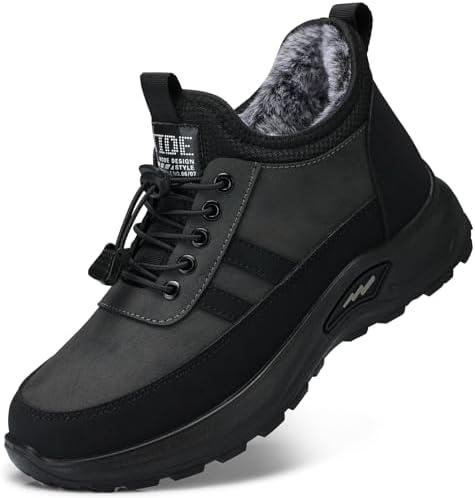 SHIBEVER Winter Snow Boots for Women: Warm Fur Lined Snow Ankle Booties