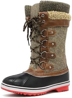 DREAM PAIRS Women's Waterproof Winter Snow Boots