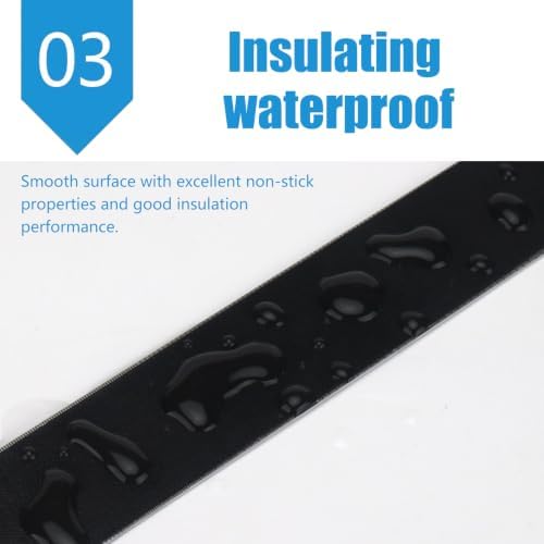 PTFE Tape Thin Film Adhesive Teflon Fabric Tape Black