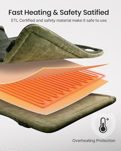 RENPHO Heating Pad for Neck Shoulders Back, Christmas Gift for Women & Men