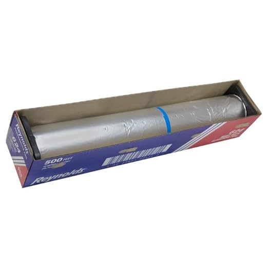 Reynolds Wrap 624 Heavy Duty Aluminum Foil Roll, 18" x 500 ft, Silver