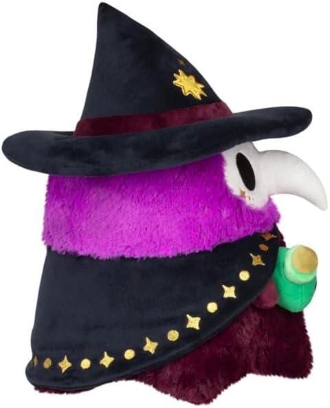 Squishable - Mini Witchy Plague Doctor & Nurse Set - The Mysterious Doctor Plague Collection - 10.75 in - Soft Toy Collectible Stuffed Animal