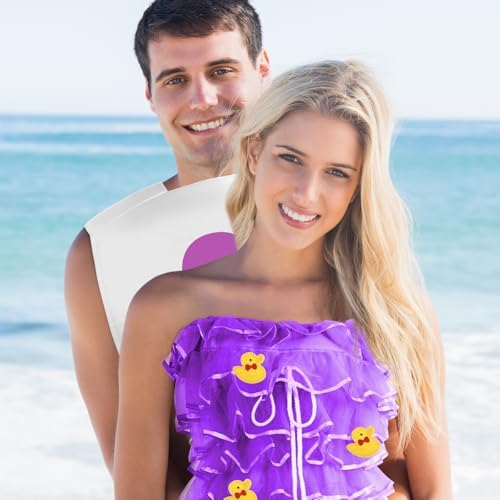 Suhine 23 Pcs Loofah and Soap Costume Set Adults Halloween Couples