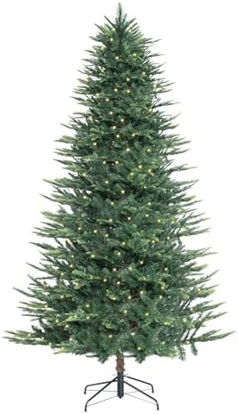 Naomi Home 7.5 ft Nordic Pre-Lit Christmas Tree, 700 Warm Lights