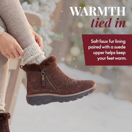 Skechers Women's Relaxed Fit Easy Going Cool Zip Boot