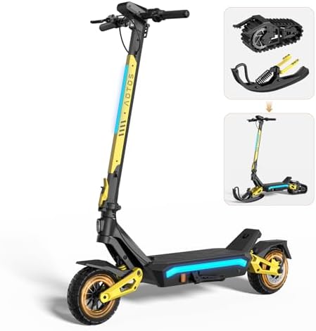 AOTOS GT01 PRO Electric Snow Scooter 14MPH,All Terrain Scooter,Snowmobile