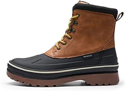 Bruno Marc Men's Insulated Waterproof Snow Boots