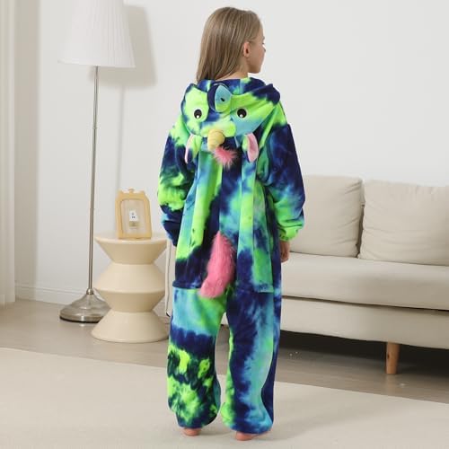One Piece Pajamas Animal Kids Onesie, Animal Pajamas Halloween Cosplay Costume for Girls Boys