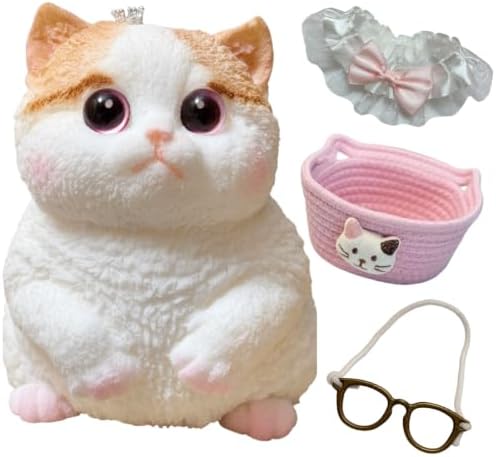 Big Taba Squishy Cat - Jumbo Kawaii Stress Relief Toy( Caramel Ragdoll )