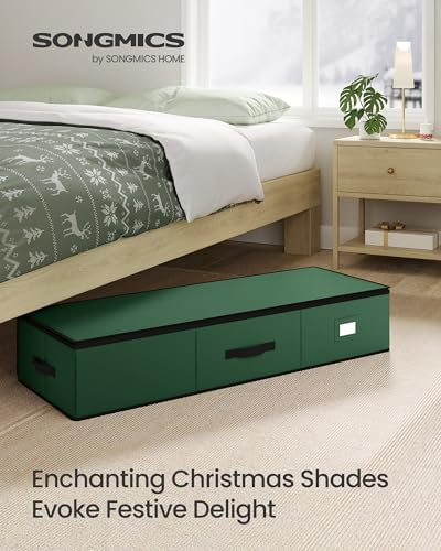 SONGMICS Christmas Ornament Storage Box, for 96 Slots of 3 Inch Balls