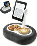 Miledi Tablet Pillow Stand for Bed with 360° Rotating Holder, Dark Gray