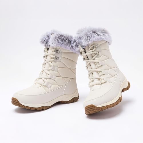 Lands' End Waterproof Insulated Womens Snow Boots, Winter Boots for Women
