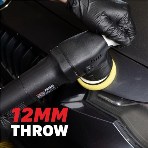 Maxshine 6” M21 Pro & 3” M312 Dual Action Polisher Combo – 21mm & 12mm Car Buffer Set, 6-Speed, 5/16”-24 Thread – Auto Detailing Tool for Cars, Trucks, SUVs & Boats, Swirl & Scratch Removal