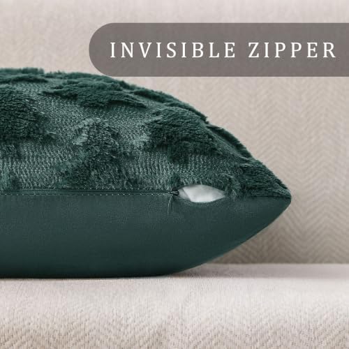 DFXSZ Christmas Tree Pillow Covers 12x20 Set of 2 Christmas Decor Green