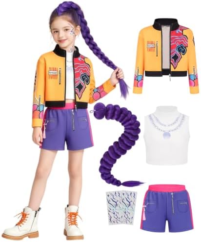 Pop Performer Costume Kids Girls Halloween Costumes Cosplay Outfit Set