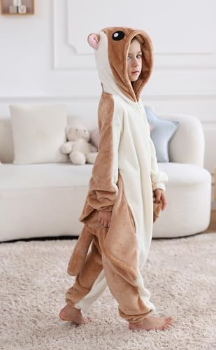 One Piece Pajamas Animal Kids Onesie, Animal Pajamas Halloween Cosplay Costume for Girls Boys
