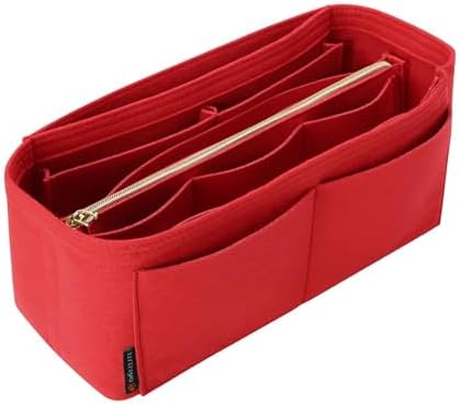 OMYSTYLE Purse Organizer Insert, Felt Tote Bag Organizer Insert with 5 Sizes, Handbag Dividers for Inside Purse, Compatible with Longchamp, Neverful, Speedy and More