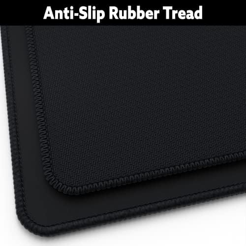 Gamer Boss - Gaming Mouse Pad - 36 x 12 Inches - 4mm Thick with Stitched Edges, Non-Slip Rubber Base, Premium Cloth Mousepad, Desk Mat for Laptop, Keyboard, Computer & PC (Extended, Black)