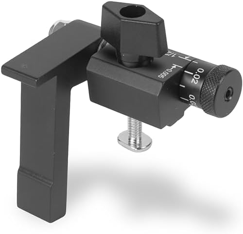 Precision Miter Gauge Micro Adjust Flip Stop Upgrade for the Fulton