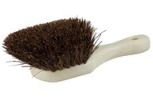 Weiler 79101 8" Utility Scrub Brush, Palmyra Fill, Short Handle, Foam, Block, Made in The USA (Pack of 12)