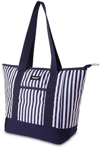 PackIt Built with ECOFREEZE Technology, Reusable, Foldable, Zip Closure, with Shoulder Straps for Easy Carrying