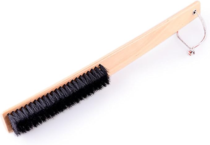 BESTYASH 2pcs Bristle Lint Removing Brush for Clothes Gentle Cleaning Tool Supple Bristles for Woolen Garments Coats and Blankets Convenient Hanging Design for Home Use