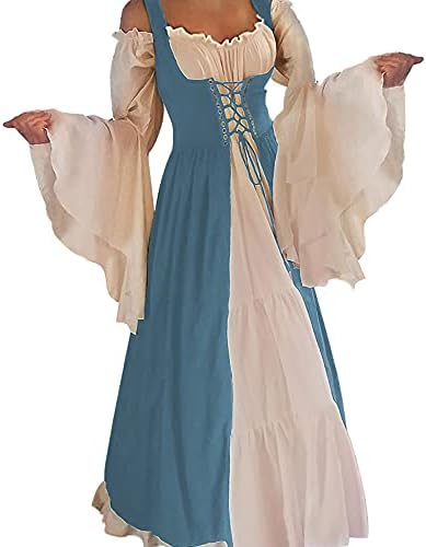 ABaoWedding Womens's Medieval Renaissance Costume Cosplay Over Dress
