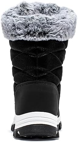 HOBIBEAR Kids Winter Snow Boots Waterproof Outdoor Warm Faux Fur Lined Shoes
