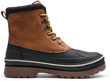 Bruno Marc Men's Insulated Waterproof Snow Boots