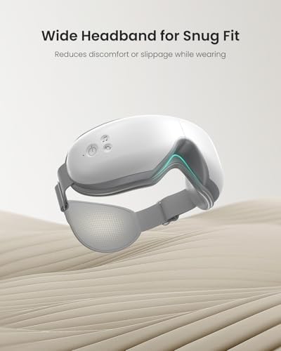 RENPHO Eyeris 1V Eye Massager with Voice Control, Heated Massage Eye Mask